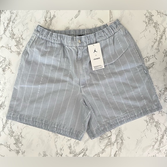 A Ma Maniere x Air Jordan Light Armory Blue Shorts HF0536-440 Men’s Size Large - Picture 1 of 10